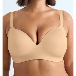 Knix Wing Woman Nude Beige Contour Bra Original Design and Sizing 8